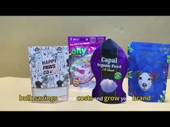 사용자 지정 로고 맑은 / 투명 / 매트 / 얼음성 자밀성 내구성 Zip 잠금 식품 플라스틱 가방