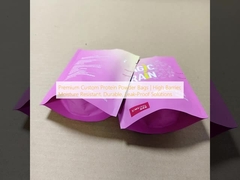 프리미엄 맞춤형 단백질 파우더 봉투 | 고차단성, 방습, 내구성, 누수 방지 솔루션