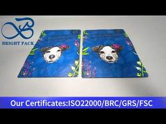 반려동물 식품 서식 Zipper 가방