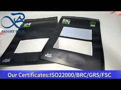 투명한 창문이 있는 스탠드업 지퍼백