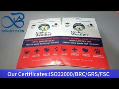 애완동물 사료용 스탠드업 지퍼락 파우치