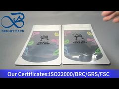 투명한 창이 있는 스탠드업 지퍼락 파우치