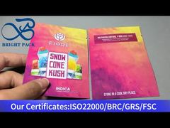 대마초 증류액을 위한 작은 지퍼락 마일라 식품 저장 봉투