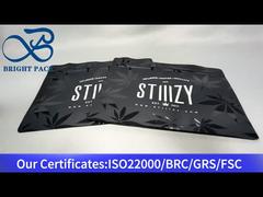 무광택 오일이 함유된 광택 인쇄 대마초 어린이 잠금 가방