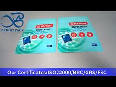 파란색 세탁 포드 스탠드업 지퍼백