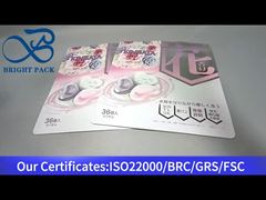 꽃향기 나는 세제를 담을 수 있는 스탠드업 지퍼백