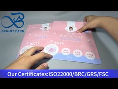 핑크 세탁 포드 스탠드 업 가방