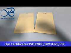 작은 크래프트 삼면 밀봉 가방