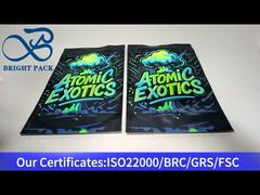 투명한 창문이 있는 알루미늄 호일 복합 스탠드업 가방