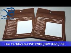 갈색 소형 차일드 프루프 마일러 백 12g