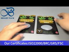 미국 특허가 있는 갈색 아동용 지퍼백