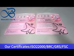 빨간색 스탠드업 지퍼 파우치 (세탁 세제 캡슐용)