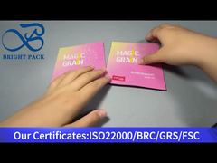 분홍색 소형 단백질 파우더 스탠드업 백