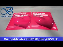 빨래 캡슐 아로마 팟을 위한 빨간 스탠드업 지플록 가방