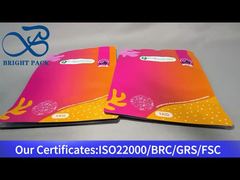 파우더를 위한 빨간 평면 바닥 지퍼백 1kg