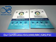 푸른 플라스틱 지플록 가방 개 먹이 170g