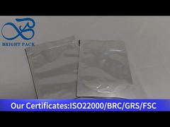 은 알루미늄 엽지 서드업 지퍼 가방