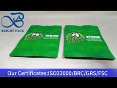 초록색 어린이 보호 포장지 서식 가방