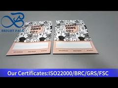 애완 동물 식품 포장용 분홍색 알루미늄 비닐 봉투