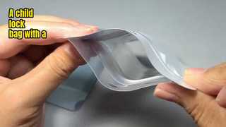 전망창이 있는 어린이 잠금 가방