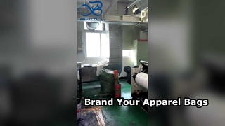 관례에 의하여 인쇄되는 여행용 양복 커버 명확한 창 상표 로고 의류 저장 부대