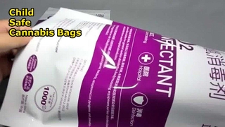 Child Resistant Resealable Ziplock Bags for Cannabis