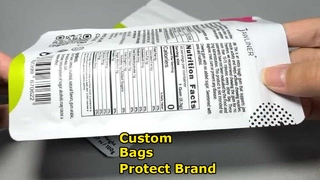 대량 사용자 정의 인쇄 재밀봉 가능한 비닐 봉투