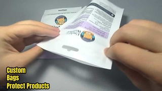 인쇄된 사용자 정의 플라스틱 지퍼 포장 가방 도매