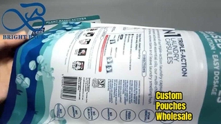 사용자 정의 인쇄 스탠드 업 파우치 도매