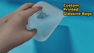 중국 공장 맞춤형 인쇄 글라신지 종이 봉투 도매