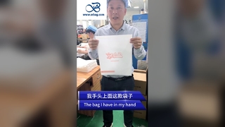 가벼운 40g 유리 종이 의류 봉투 – 방진 및 방습 자가 밀봉 포장