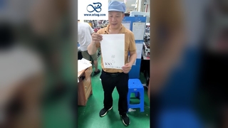 티셔츠 및 양말 포장용 100% 생분해성 맞춤형 반투명 유리 종이 봉투