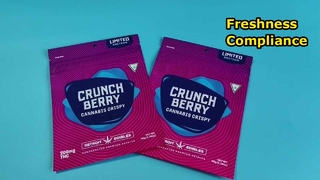 대마초 신선도 및 규정 준수 요구 사항을 충족하는 미국 특허 맞춤형 마일라 지플락 백