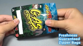 지퍼가 달린 플라스틱 포장 백