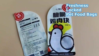 신선도 및 대량 도매 공급을 위한 산소 차단 애완동물 동결 건조 식품 가방