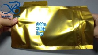 황금 어린이 증거 지퍼 가방