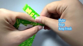 다시 닫을 수 있는 Mylar Ziplock Bags