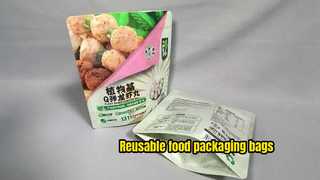 재사용 가능한 식품 포장 백