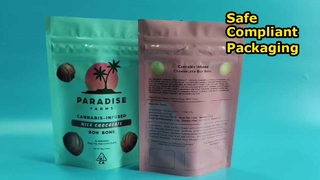 미국 특허 CR 규정 준수 솔루션을 갖춘 대마초용 맞춤형 어린이 방지 가방