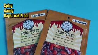 신선도를 유지하고 어린이에게 안전한 보관 솔루션을 제공하는 누출 방지 매운 캔디 지퍼백