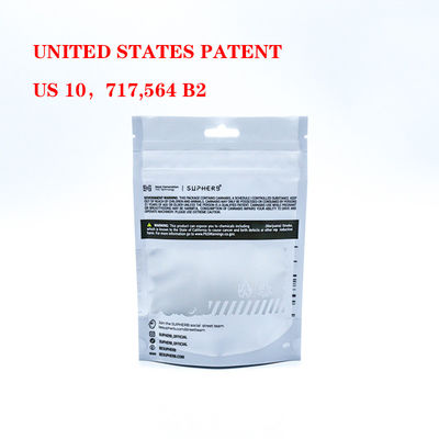 냄새 저항성 및 자립 플라스틱 지퍼 잠금과 함께 안전 어린이 저항 가방