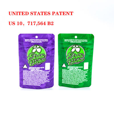 냄새에 저항하는 플라스틱 지퍼 잠금 어린이 보호 가방 자립식품 가방 주문 제작