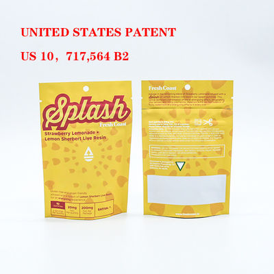 안전 플라스틱 지프 잠금과 함께 담배 포장용 맞춤 냄새 방지 어린이 안전 Mylar 가방