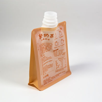 로고 사용자 지정 인쇄 된 스푸트 가방 음식 플립 스프레이 스푸트 가방 음식 주스 포장 가방