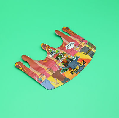 쿠키 맞춤형 마이러 가방 Ziplock 3.5 재닫기 가능한 지퍼 냄새 방지 아이 출구 마이러 가방 특수 모양의 가방