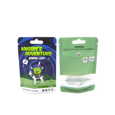 맞춤형 인쇄 어린이 보호 칩 냄새 방지 재 닫을 수 있는 패키지 담배 잡초를 위한 마이러 가방 담배 포장