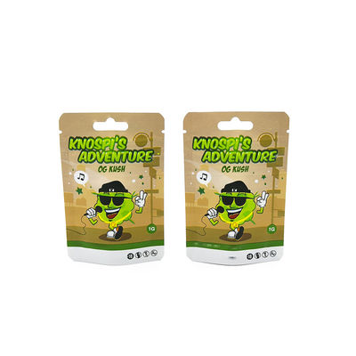 냄새 방지 식품용 포장 Zip 잠금 시가 Shisha Naswar 저장 서지 포지 담배 가방 로고