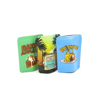 맞춤형 인쇄 된 다시 닫을 수 있는 어린이 단독 냄새 방지 1g 3.5g 7g 14g 28g 1oz Mylar 가방