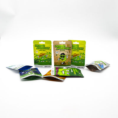 담배를 위한 맞춤형 어린이 보호 Zipper 가방 - 높은 장벽 Mylar 패키지