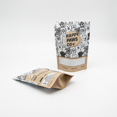 맞춤 인쇄 된 얼음 Ziplock 가방 다시 닫을 수 있는 서 서 Zipper 포지 창문 애완 동물